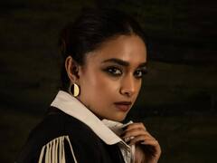 Keerthi Suresh : 'கருப்புதான் எனக்கு புடுச்ச கலரு..' கருப்பு உடையில் கலக்கும் மாமன்னன் நடிகை!