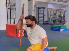 WATCH: DC Share Video Of Rishabh Pant Performing Stretches In Rehabilitation