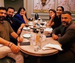 Kareena Kapoor Khan-सैफ अली खान ने लंदन में की सोनम और रिया से मुलाकात, डिनर डेट की तस्वीरें हुईं वायरल