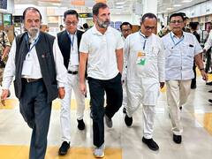 Rahul Gandhi Manipur Visit: राहुल गांधी का मणिपुर दौरा... पुलिस ने रोका काफिला, राहत शिविर में बच्चों के साथ खाया खाना, देखें तस्वीरें
