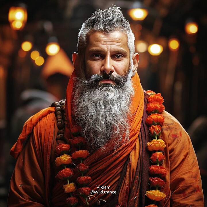 విక్రమ్. Photo Credit:Psycadelic Art/Instagram
