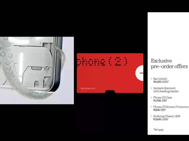 Nothing Phone 2 Pre Booking Started Check Special Offers Discount Details Nothing Phone 2 Offers: ముందు బుక్ చేసుకుంటే ఇన్ని ఆఫర్లా - నథింగ్ ఫోన్ 2 ప్రీ-బుకింగ్స్ మొదలు!