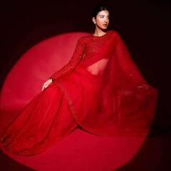 ગ્રેસફુલ અને ટ્રેડિશનલ યુનિક લુક માટે રેડ એબ્રોઇડરી વર્ક સાડી ટ્રાય કરો, આપશે ગોર્જિયશ લૂક