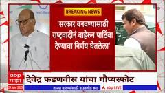 Sharad Pawar : विकेट गेलेला माणूस विकेट गेली म्हणून सांगतो का? - शरद पवार Abp Majha