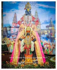 Kolhapur News: आषाढीला करवीर निवासिनी श्री अंबाबाई अन् दख्खनचा राजा जोतिबा सजले विठ्ठल रुक्मिणीच्या रुपात