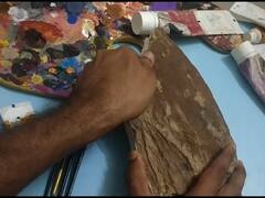 बोलावा विठ्ठल... पाहावा विठ्ठल; दगडावर साकारली विठुरायाची प्रतिकृती, अनोखं स्टोन आर्ट वेधतंय साऱ्यांचं लक्ष