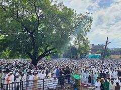 Bakri Eid : मालेगाव, छत्रपती संभाजीनगर येथे मुख्य ईदगाह मैदानावर बकरी ईदचे नमाज पठण