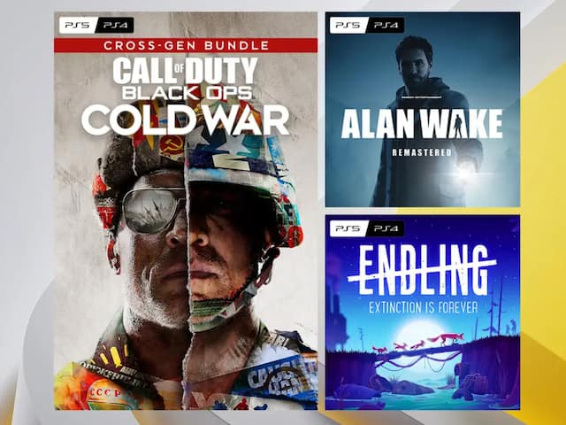Call of Duty Black Ops Cold War and Alan Wake Remastered free for a month  on PS4 and PS5