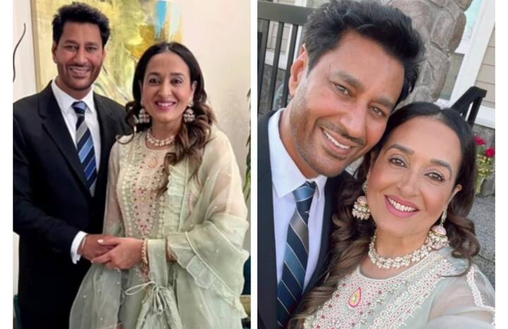 Harbhajan Mann Family: ਹਰਮਨ ਨੇ ਸ਼ੁੱਕਰਵਾਰ ਨੂੰ ਆਪਣੇ ਸੋਸ਼ਲ ਮੀਡੀਆ ਅਕਾਊਂਟ 'ਤੇ ਆਪਣੇ ਪਤੀ ਹਰਭਜਨ ਮਾਨ ਨਾਲ ਕਈ ਤਸਵੀਰਾਂ ਸ਼ੇਅਰ ਕੀਤੀਆਂ, ਜਿਨ੍ਹਾਂ ਵਿੱਚ ਜੋੜੇ ਦਾ ਰੋਮਾਂਟਿਕ ਅੰਦਾਜ਼ ਦੇਖਣ ਨੂੰ ਮਿਲ ਰਿਹਾ ਹੈ।