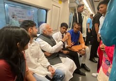 ગમછાવાળી સ્ટાઈલમાં પીએમ મોદીએ દિલ્હી મેટ્રોમાં કરી મુસાફરી, જુઓ તસવીરો