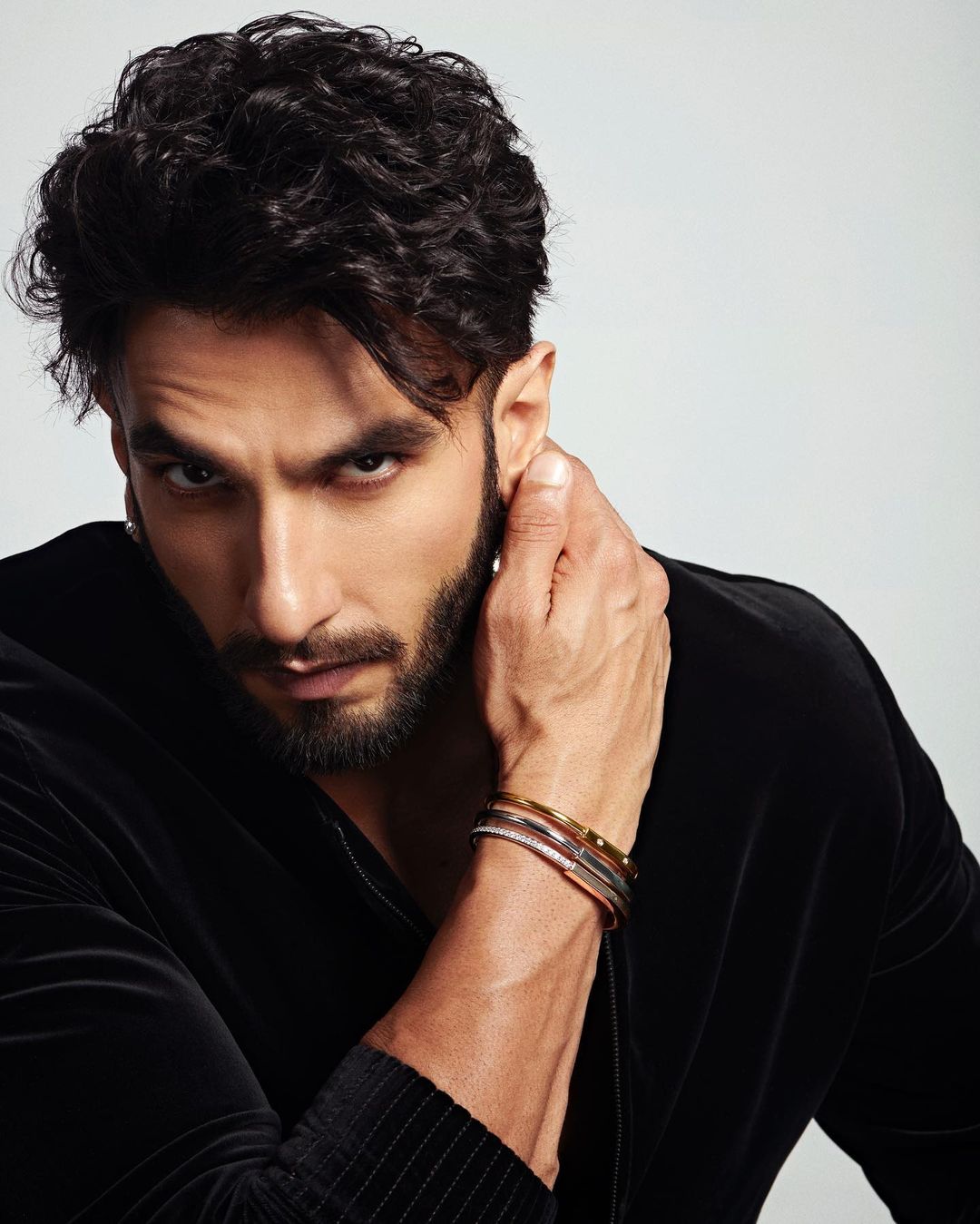 Ranveer Singh Sports New Look With Short Hair & Groomed Beard For