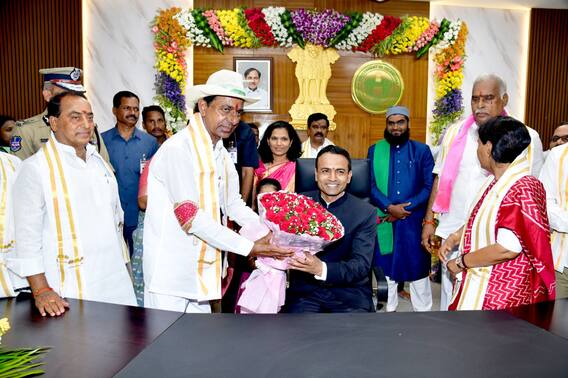 In Pics: ఆసిఫాబాద్‌లో సీఎం కేసీఆర్ పర్యటన, కలెక్టరేట్ ప్రారంభం - ఫోటోలు