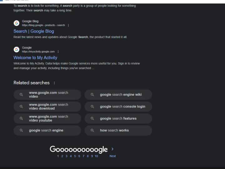 दरअसल, गूगल इतनी लम्बी स्पेलिंग पेज नंबर को रिप्रेसेंट करने के लिए लिखता है. यानि हर O का मतलब एक पेज से है और आप सर्च की गई क्वेरी को 10 पेज तक देख सकते हैं. जैसे ही आप किसी O पर क्लिक करेंगे तो नंबर के हिसाब से वो पेज नंबर खुल जाएगा.