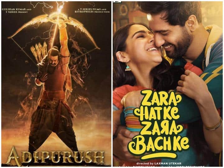 Adipurush Box Office Collection Day 14 Zara Hatke Zara Bachke Box Office Collection Day 28 Box Office Collection: 'सत्यप्रेम की कथा' के आते ही लाखों में सिमटी प्रभास की 'आदिपुरुष' की कमाई, ‘जरा हटके जरा बचके’ को भी हुआ भयंकर नुकसान