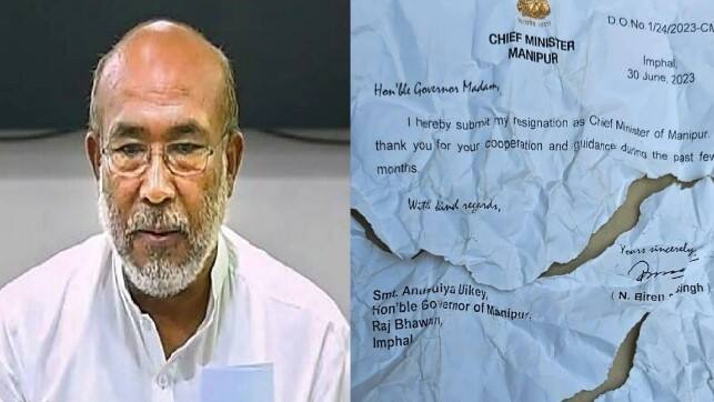 Manipur Violence: મણિપુરના CM એન બિરેન સિંહના રાજીનામાનો પત્ર વાયરલ થયા બાદ જાણો ટ્વિટ કરી શું કર્યો ખુલાસો ? I will not be resigning from the post of Chief Minister says N.Biren Singh Manipur Violence: મણિપુરના CM એન બિરેન સિંહના રાજીનામાનો પત્ર વાયરલ થયા બાદ જાણો ટ્વિટ કરી શું કર્યો ખુલાસો ?
