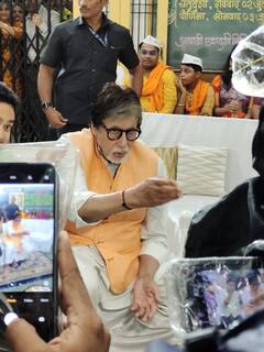 Ashadhi Ekadashi 2023 : आषाढी एकादशीनिमित्त बिग बी अमिताभ बच्चन दर्शनासाठी मुंबईच्या विठ्ठल मंदिरात