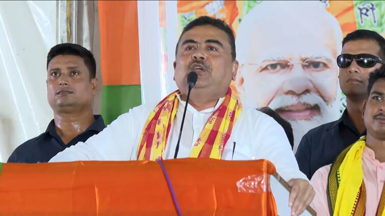 BJP MLA Suvendu Adhikari Reminds People Of 2019 General Election Performance Of BJP From Khatra Rally Panchayat Election:'গত লোকসভায় ১৮টি আসন দিয়েছিলেন, ডাবল হলেই পড়ে যাবে তৃণমূল সরকার', খাতরা থেকে হুঙ্কার শুভেন্দুর