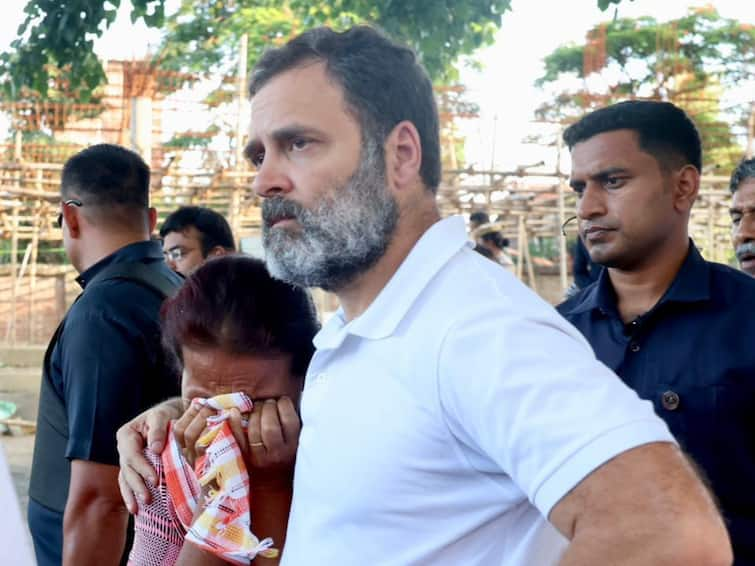 Rahul Gandhi Manipur Visit Interacts Affected People In Moirang To Meet Like Minded Party Leaders In Imphal Rahul Gandhi Interacts With Affected People In Manipur's Moirang, To Meet Like-Minded Party Leaders In Imphal