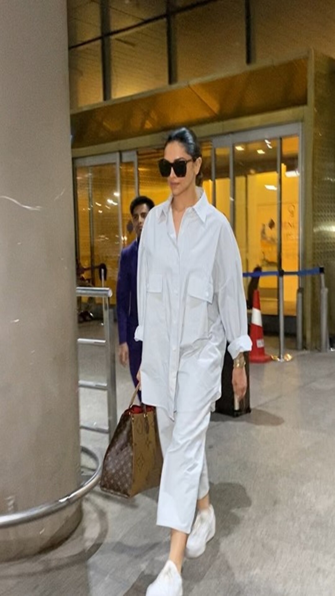 Deepika Padukone grabs eyeballs in bright orange co-ord set at the airport:  PICS, News