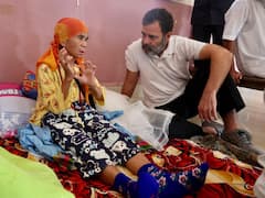 Rahul Gandhi Meets People Displaced By Manipur Violence At Relief Camp In Churachandpur — In Pics