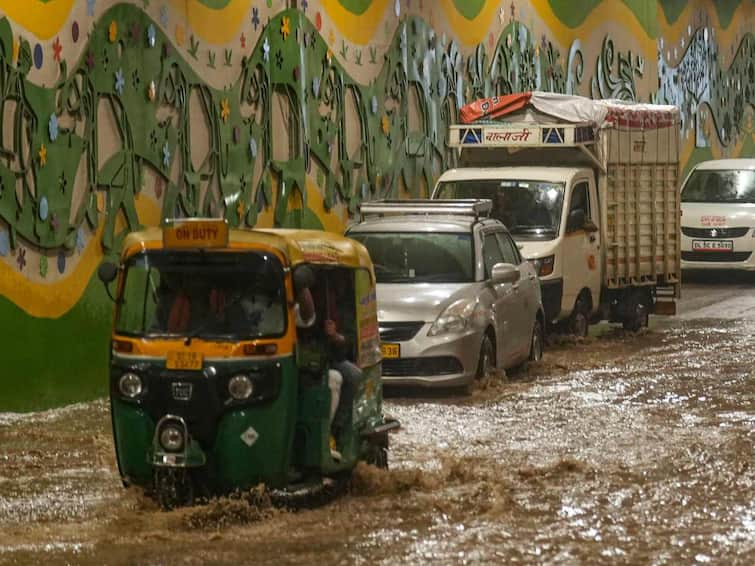 Autorickshaw Driver Accidentally Fell Into Ditch Filled Water Delhi Rains Driver Drowns Delhi Autorickshaw Driver Drowns After Vehicle Falls Into Rainwater-Filled Ditch In Harsh Vihar