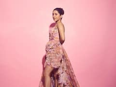 Shivangi Joshi In A Printed Off-Shoulder Dress. See Pics