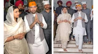 ਮੰਗੇਤਰ ਰਾਘਵ ਚੱਢਾ ਨਾਲ ਸ੍ਰੀ ਹਰਿਮੰਦਰ ਸਾਹਿਬ ਵਿਖੇ ਨਤਮਸਤਕ ਹੋਈ ਪਰਿਣੀਤੀ ਚੋਪੜਾ, ਸਾਹਮਣੇ ਆਈਆਂ ਤਸਵੀਰਾਂ