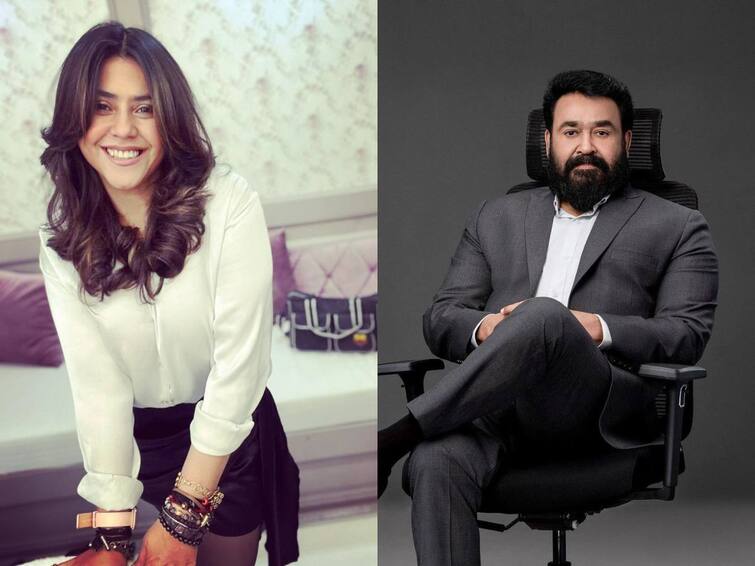 Ekta Kapoor To Co Produce Mohan Lal Starrer Pan India Film Vrushabha Ektaa Kapoor-Mohanlal: మోహన్ లాల్‌తో  చేతులు కలిపిన ఏక్తా కపూర్, ‘వృషభ’ మూవీ బడ్జెట్ ఎంతో తెలుసా?