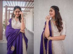 Mrunal Thakur : 'கம்பன் சொல்ல வந்து ஆனால் கூச்சங்கொண்டு எழுதா ஓர் உவமை நீ'..நடிகை மிருணாள் தாக்கூரின் புத்தம் புது க்ளிக்ஸ்!