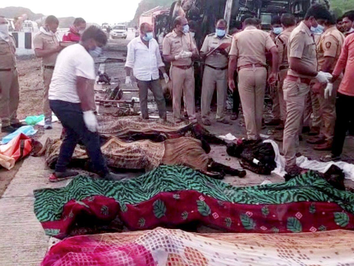 Police Say Tyre Burst Caused Buldhana Bus Tragedy, Fadnavis Rules Out Road Construction As Reason