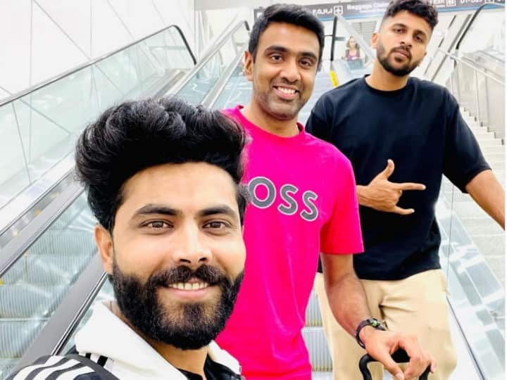 Jadeja-Ashwin and Shardul reached Barbados, shared photo from airport, fans made interesting comments