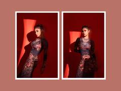 Mouni Roy Slays In A Floral Bodycon Outfit