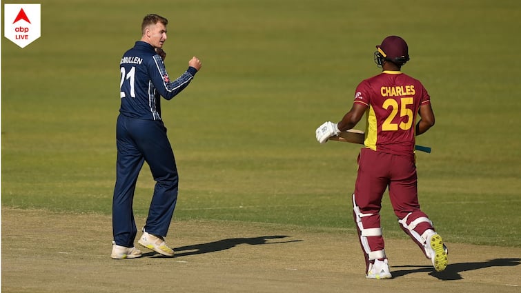 ICC ODI World Cup: West Indies lost to Scotland by 7 wickets in qualifying round Super Six match, ousted from World Cup West Indies Cricket: স্কটল্যান্ডের কাছেও হার ওয়েস্ট ইন্ডিজের! দুবারের বিশ্বচ্যাম্পিয়নদের ছাড়াই হবে বিশ্বকাপ