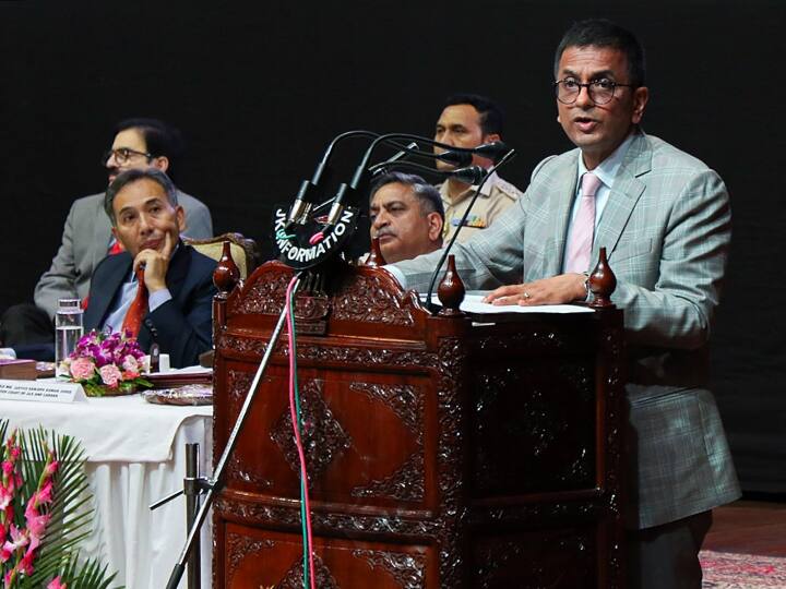 CJI DY Chandrachud on Backoffice judiciary works on Indian judiciary 'अदालतें बहुत अच्छे काम करती हैं जो सुर्खियां नहीं बनती', न्यायिक व्यवस्था का जिक्र कर बोले CJI चंद्रचूड़