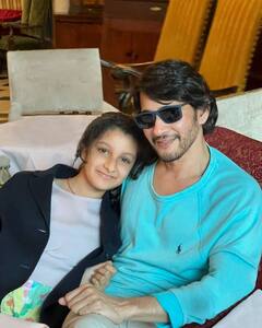 Mahesh Babu हैदराबाद में अपने दोस्त के बेटे की पार्टी में बेटी Sitara के साथ पहुंचे