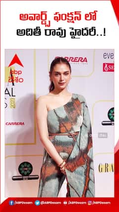 అవార్డ్స్ ఫంక్షన్ లో అదితీ రావు హైదరీ..!