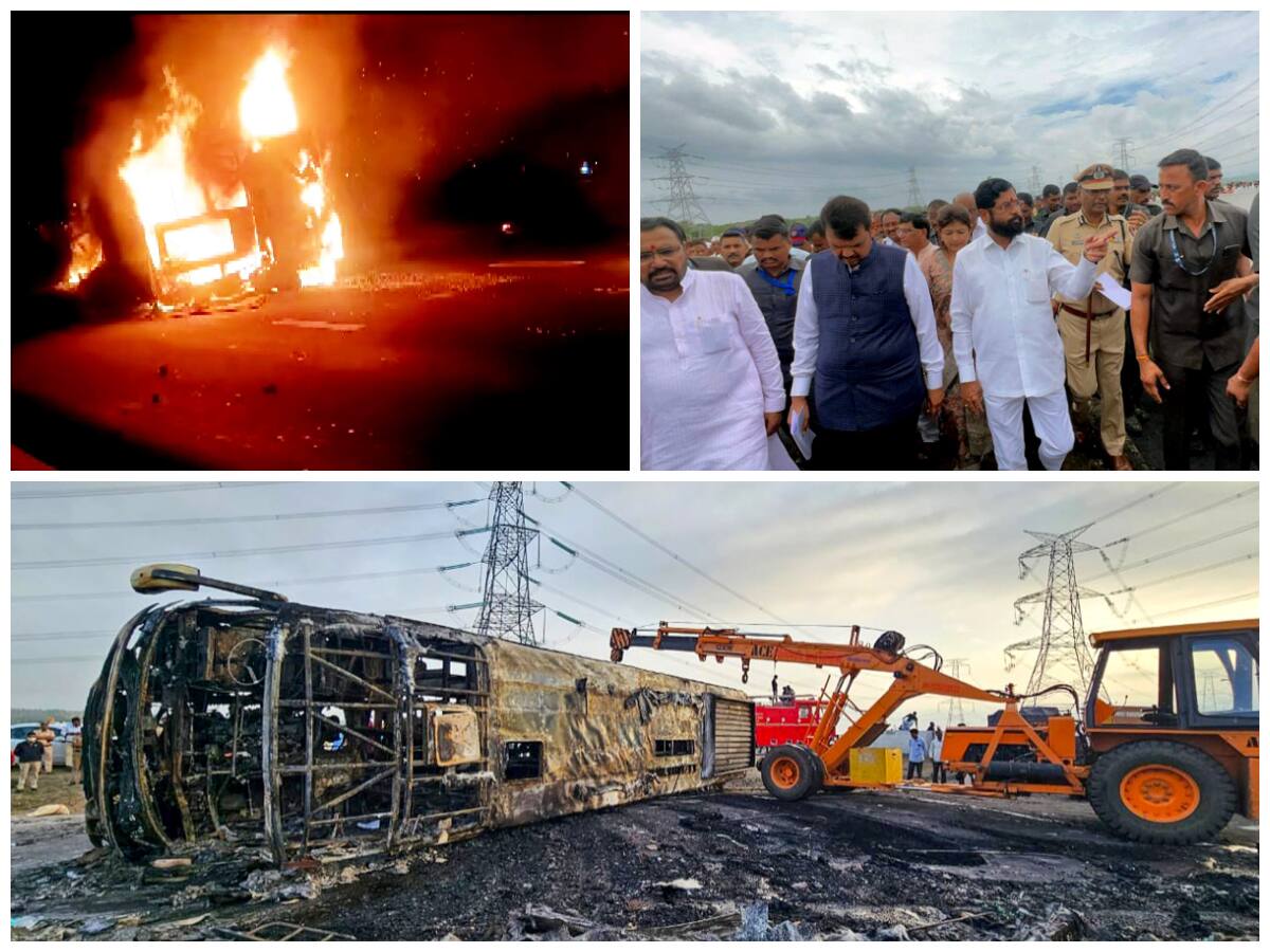 After Samruddhi Expressway Accident Kills 25, Maha CM Shinde Takes Stock Of Situation — IN PICS