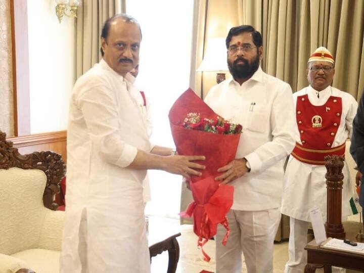 Maharashtra NCP Political Crisis eknath shinde statement on NCP Ajit Pawar Takes Oath 'महाराष्ट्र को मिल गया ट्रिपल इंजन', अजित पवार के सरकार में शामिल होने पर बोले शिंदे- अनुभव का फायदा होगा...