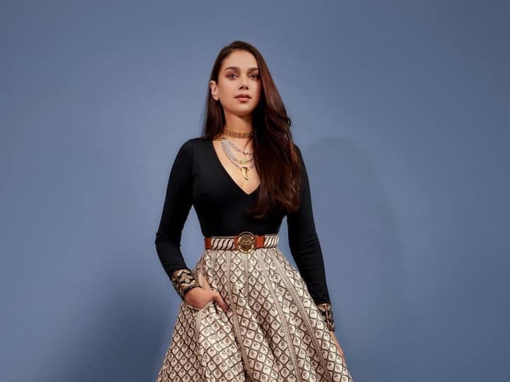 Aditi Rao Hydari posted a series of photos from one of her most recent fashion photo shoots on Instagram.