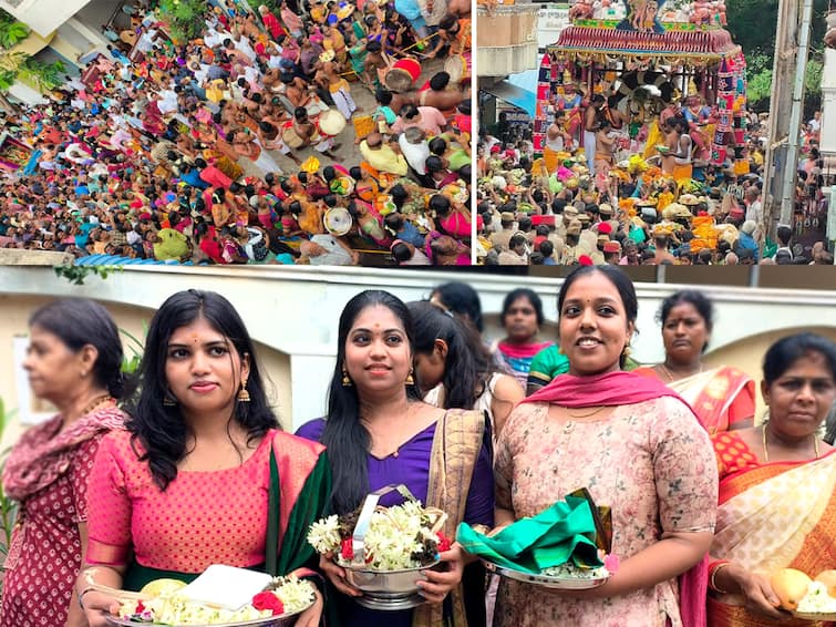 karaikal mangani festival 2023 thousands of devotees participated Karaikal Mangani Festival : காரைக்கால் மாங்கனி திருவிழா - மாங்கனிகளை இறைத்து பக்தர்கள் வழிபாடு