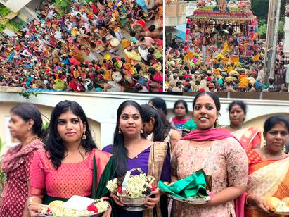 karaikal mangani festival 2023 thousands of devotees participated Karaikal Mangani Festival : காரைக்கால் மாங்கனி திருவிழா - மாங்கனிகளை இறைத்து பக்தர்கள் வழிபாடு