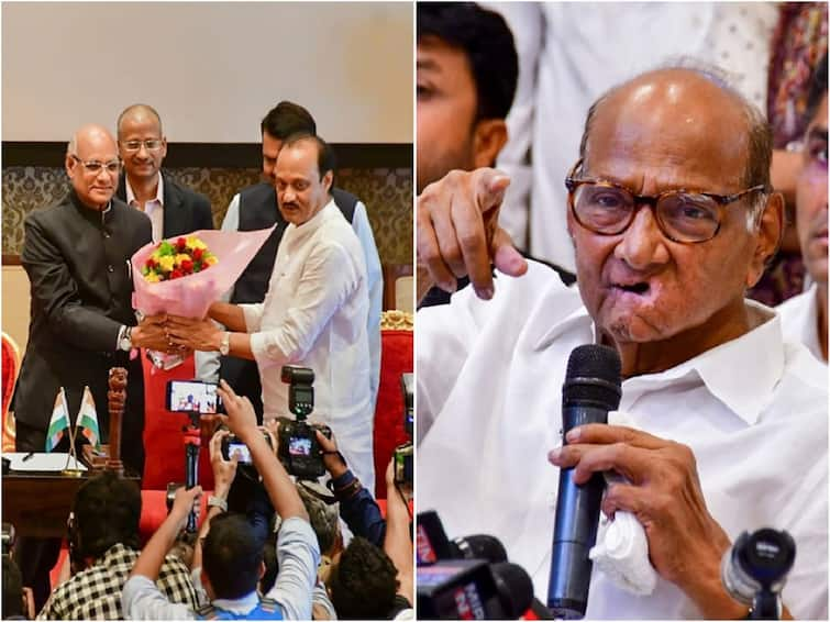 Maharashtra Political Crisis Ajit Pawar Vertical Split Shocks Sharad Pawar, NCP Chief To Take Action Against Defectors Top Points Here Ajit Pawar-Led Vertical Split Shocks Sharad Pawar, NCP Chief To Take Action Against Defectors. Top Points