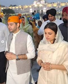 Parineeti-Raghav: ਪਰਿਣੀਤੀ ਚੋਪੜਾ-ਰਾਘਵ ਚੱਢਾ ਨੇ ਹਰਿਮੰਦਰ ਸਾਹਿਬ 'ਚ ਕੀਤੀ ਸੇਵਾ, ਭਾਂਡੇ ਧੋਂਦਿਆਂ ਦੀਆਂ ਤਸਵੀਰਾਂ ਵਾਈਰਲ