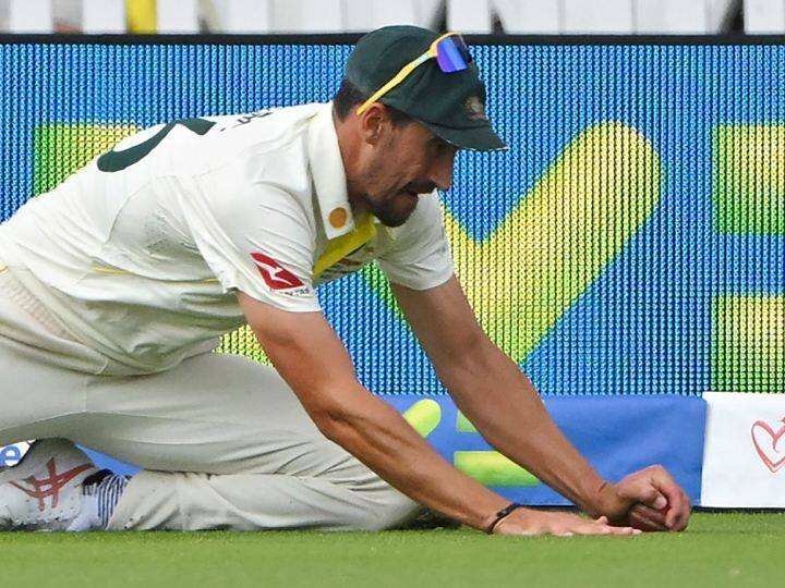 England vs Australia Mitchell Starc Grounded Catch Controversy The Ashes 2023 2nd Test Lords London Watch: मिचेल स्टार्क के कैच पर छिड़ा विवाद, वीडियो में देखें क्या है पूरा मामला