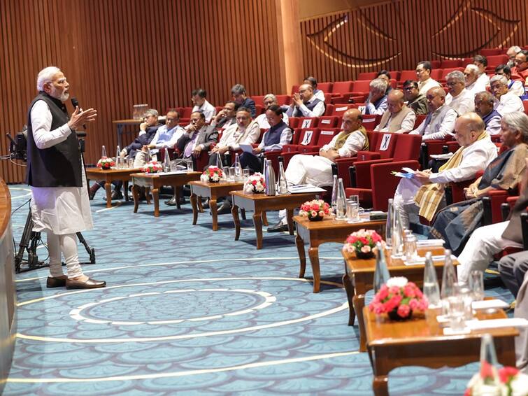 PM Narendra Modi Chairs Meeting Of Council Of Ministers Cabinet Reshuffle Lok Sabha Election All Details 'Exchanged Views On Policy-Related Issues': PM Modi Chairs Meeting Of Council Of Ministers