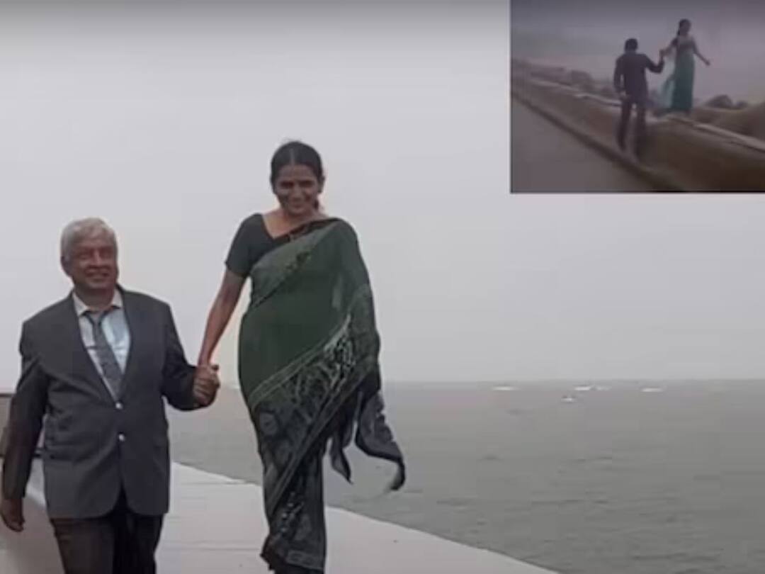 Viral Video of Elderly Couple Recreating 'Rimjhim Gire Saawan' Sequence Viral Video: বৃষ্টিভেজা মুম্বইয়ের রাস্তায় 'রিমঝিম গিরে শাওন' গানের পুনর্নির্মাণ বৃদ্ধ দম্পতির, ভাইরাল ভিডিও