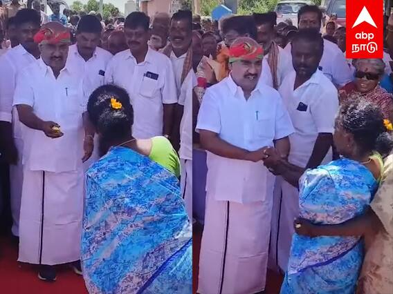 Ginjee Masthan Latest : சாமி ஆடிய பெண்.. லட்டு கொடுத்த செஞ்சி மஸ்தான்