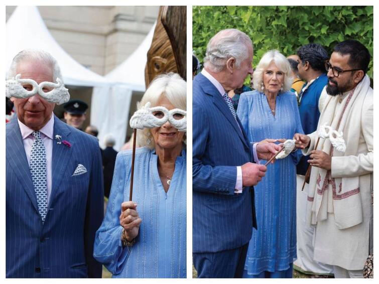 Sabyasachi's 'Shola' Masks Make Regal Debut For King Charles III And Queen Camilla Sabyasachi's 'Shola' Masks Make Regal Debut For King Charles III And Queen Camilla