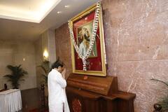 उपमुख्यमंत्रीपदाची शपथ घेतल्यानंतर अजित पवार प्रथमच मंत्रालयात, छत्रपती शिवाजी महाराज आणि बाबासाहेब आंबेडकर यांच्या फोटोला  केले अभिवादन