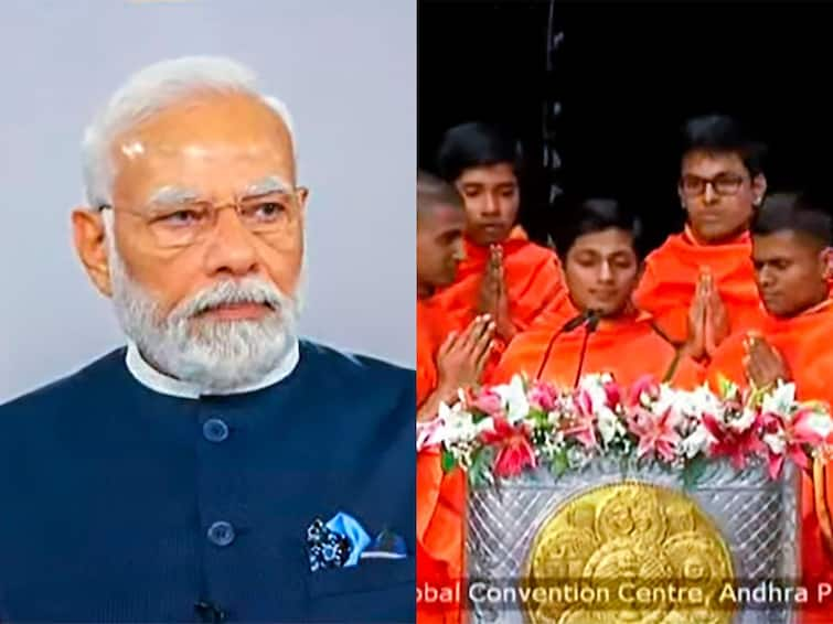 'Spirituality, Modernity And Cultural Divinity': PM Modi Inaugurates Sai Hira Global Convention Centre In Andhra Pradesh